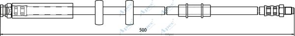 APEC BRAKING Тормозной шланг HOS3614